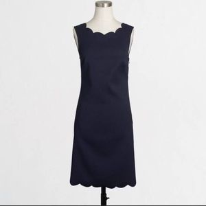 J. Crew Factory Scallop Dress